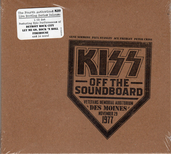 Kiss Off The Soundboard: Live In Des Moines 1977 - Kiss