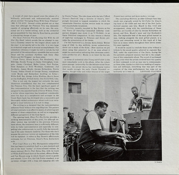 Bursting Out With The All-Star Big Band! - Peterson, Oscar Trio