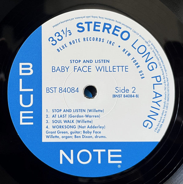 Stop And Listen - Baby Face Willette