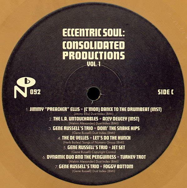 Eccentric Soul: Consolidated Productions Vol. 1 (V - Various