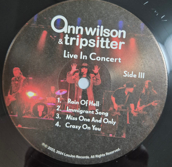 Live In Concert - Wilson, Ann & Tripsitter