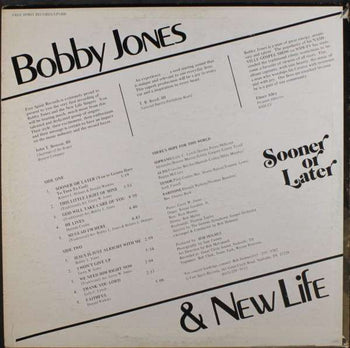 Sooner Or Later - Jones, Bobby And New Life