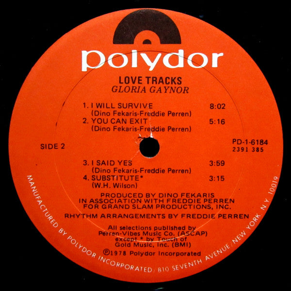Love Tracks - Gloria Gaynor
