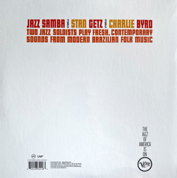 Jazz Samba (Verve Acoustic Sounds Series)[LP] - Stan Getz & Charlie Byrd