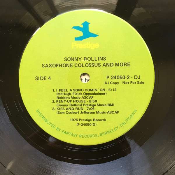 Saxophone Colossus And More - Rollins, Sonny