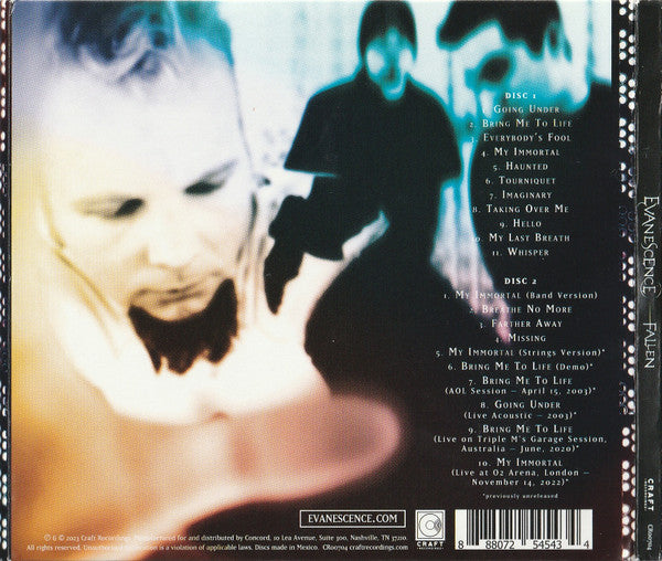 Fallen: 20th Anniversary Deluxe Edition [2CD] - Evanescence
