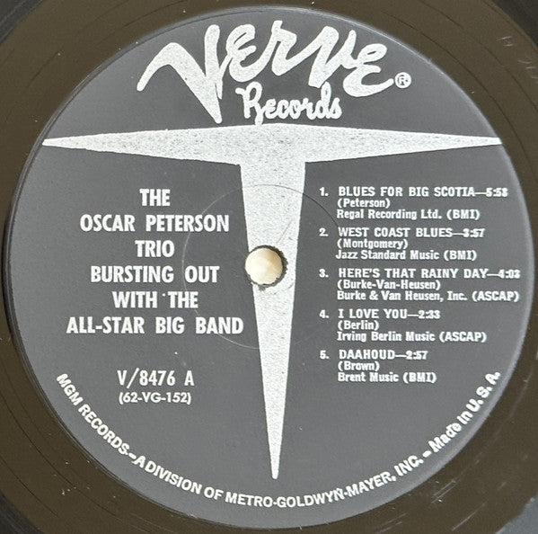 Bursting Out With The All-Star Big Band! - Peterson, Oscar Trio