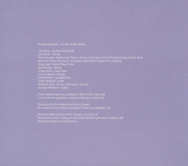 Stranger In The Alps - Phoebe Bridgers [CD]