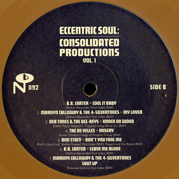 Eccentric Soul: Consolidated Productions Vol. 1 (V - Various