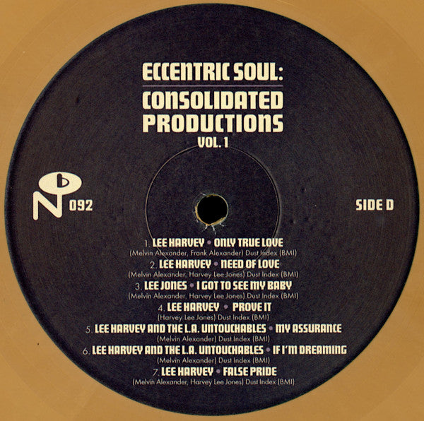 Eccentric Soul: Consolidated Productions Vol. 1 (V - Various