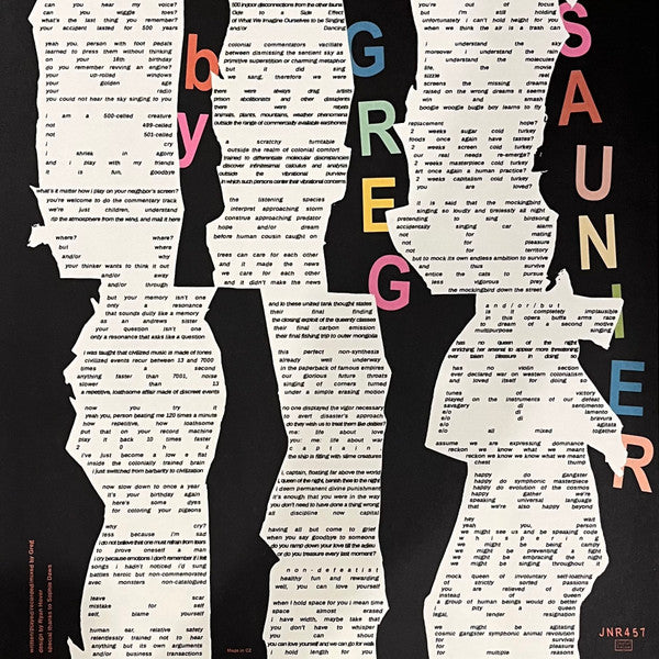 We Sang, Therefore We Were - Saunier, Greg