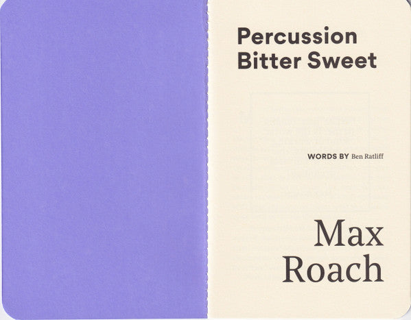 Percussion Bitter Sweet - Roach, Max