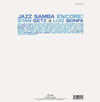 Jazz Samba Encore! (Verve Acoustic Sounds Series)  - Getz, Stan