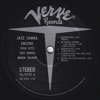 Jazz Samba Encore! (Verve Acoustic Sounds Series)  - Getz, Stan