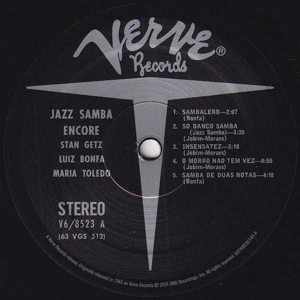Jazz Samba Encore! (Verve Acoustic Sounds Series)  - Getz, Stan