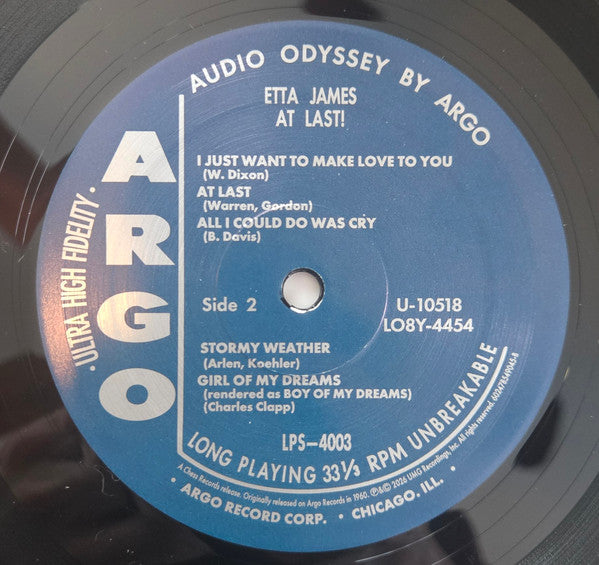At Last - James, Etta