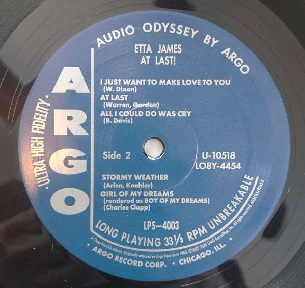At Last - James, Etta