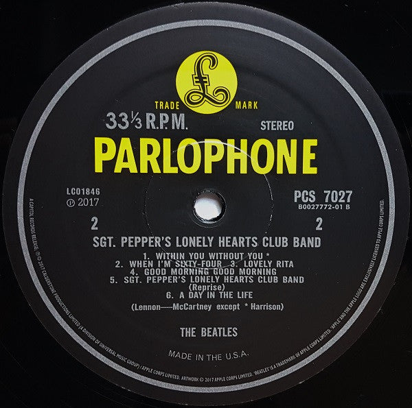 Sgt. Pepper's Lonely Hearts Club Band [2017 Stereo Mix LP] - The Beatles