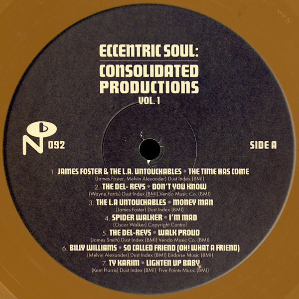 Eccentric Soul: Consolidated Productions Vol. 1 (V - Various