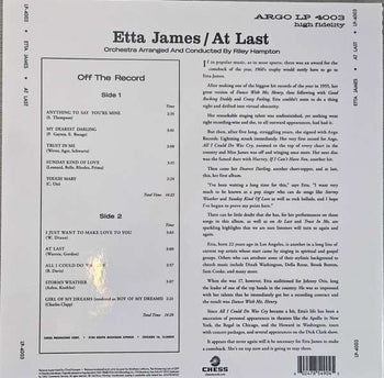 At Last - James, Etta