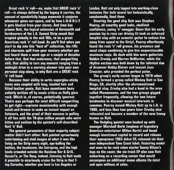 Tell The World: The Very Best Of Ratt - Ratt