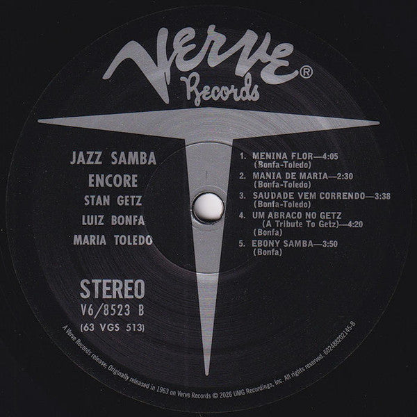 Jazz Samba Encore! (Verve Acoustic Sounds Series)  - Getz, Stan