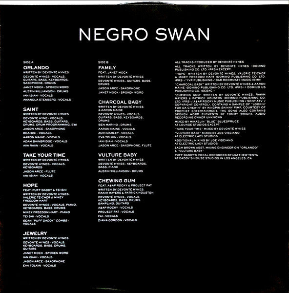 Negro Swan - Blood Orange