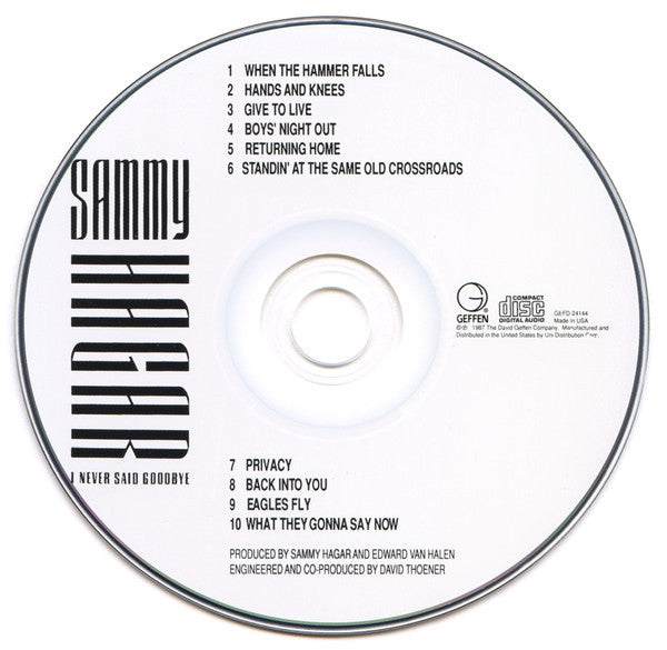 I Never Said Goodbye - Hagar, Sammy