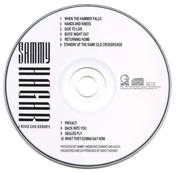 I Never Said Goodbye - Hagar, Sammy