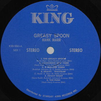 Greasy Spoon - Marr, Hank