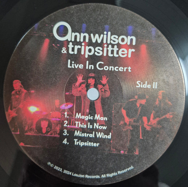 Live In Concert - Wilson, Ann & Tripsitter