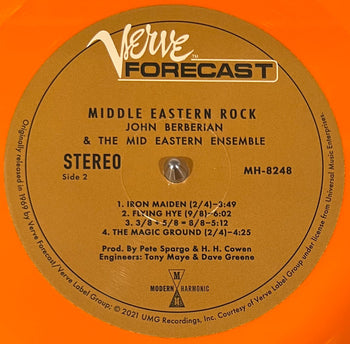 Middle Eastern Rock - Berberian, John And The Rock East Ensemble