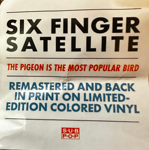 The Pigeon Is The Most Popular Bird (Remastered) - Six Finger Satellite