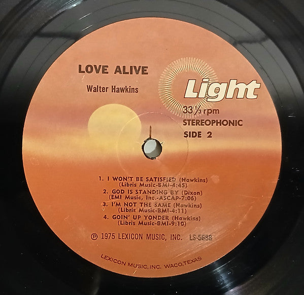 Love Alive - Hawkins, Walter & The Love Center Choir