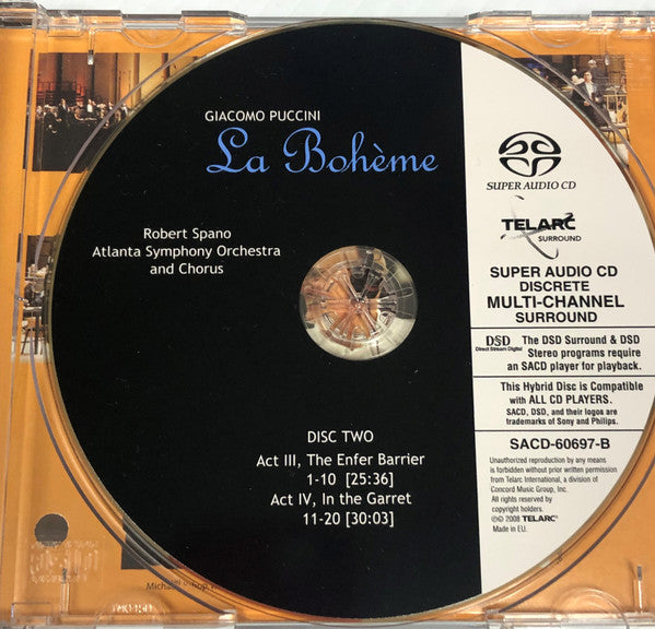 La Boheme - Puccini, Robert Spano, Atlanta Symphony Orchestra