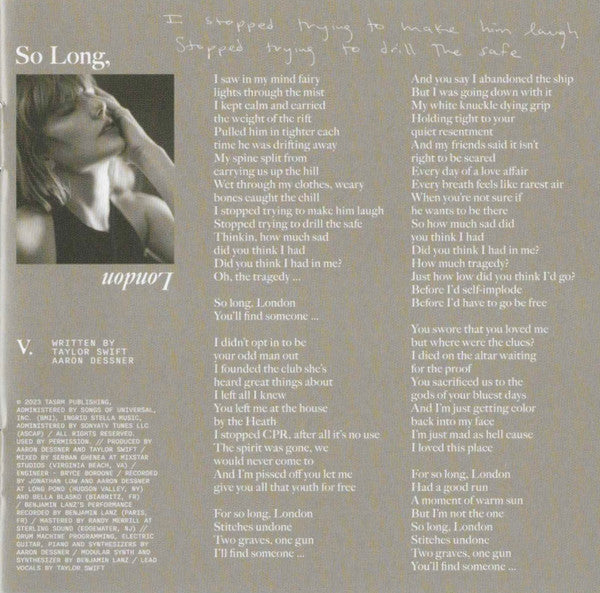 The Tortured Poets Department - Swift, Taylor