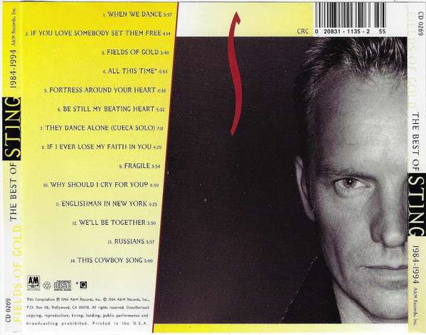 Fields Of Gold: The Best Of Sting 1984-1994 - Sting