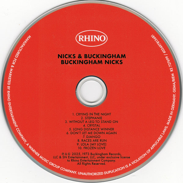 Buckingham / Nicks - Buckingham / Nicks