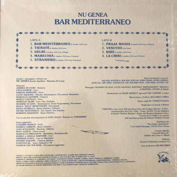 Bar Mediterraneo - Nu Genea