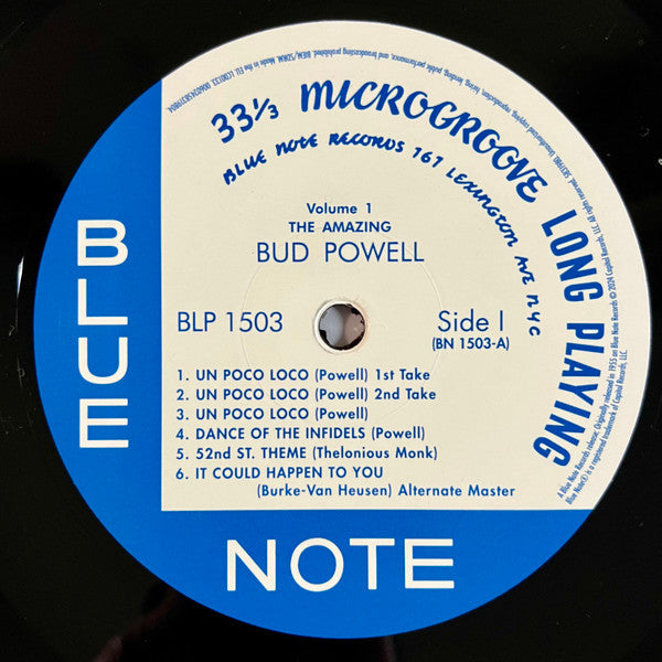 Amazing Bud Powell, Vol 1 - Powell, Bud