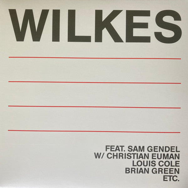 Wilkes - Wilkes, Sam