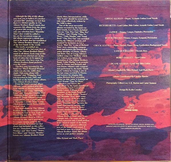 The Road Goes On Forever - Allman Brothers Band