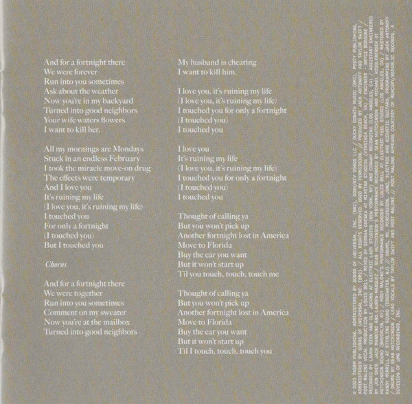 The Tortured Poets Department - Swift, Taylor