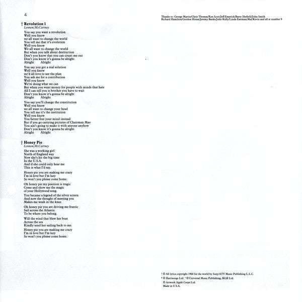 The Beatles (The White Album) - Beatles, The