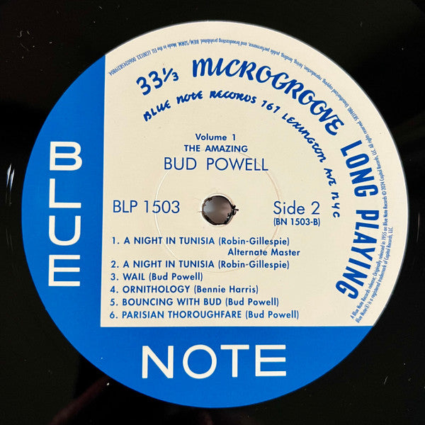 Amazing Bud Powell, Vol 1 - Powell, Bud