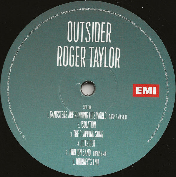Outsider - Taylor, Roger