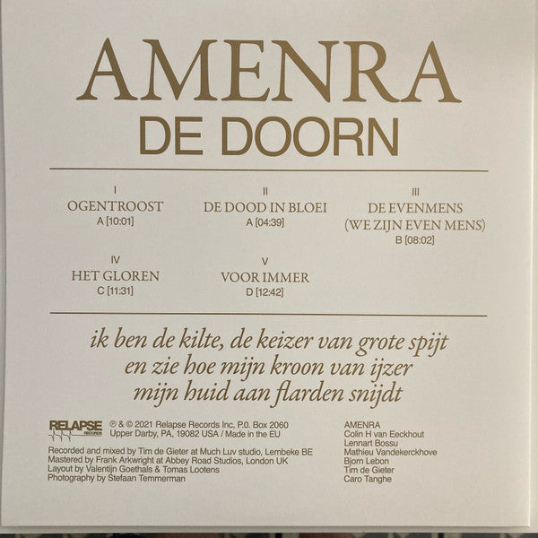 De Doorn - Amenra