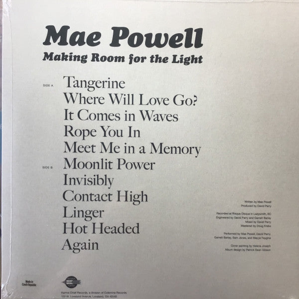 Making Room for the Light - Powell, Mae