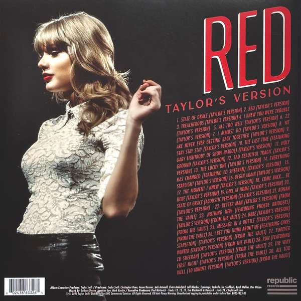 Red (Taylor's Version) - Swift, Taylor