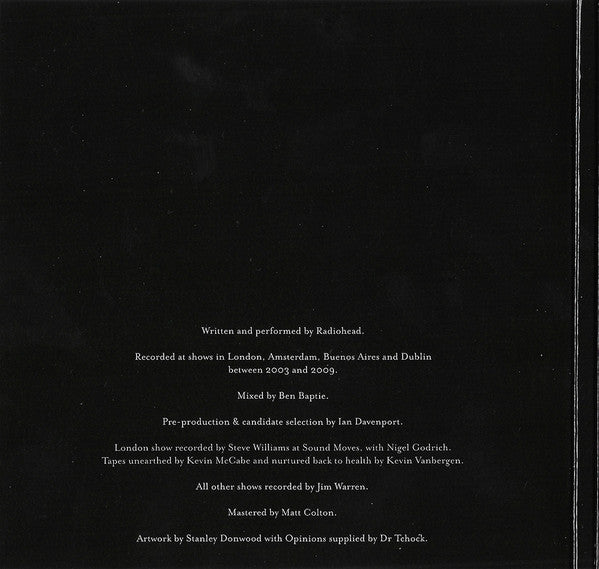 Hail to the Thief (Live Recordings 2003-2009) - Radiohead